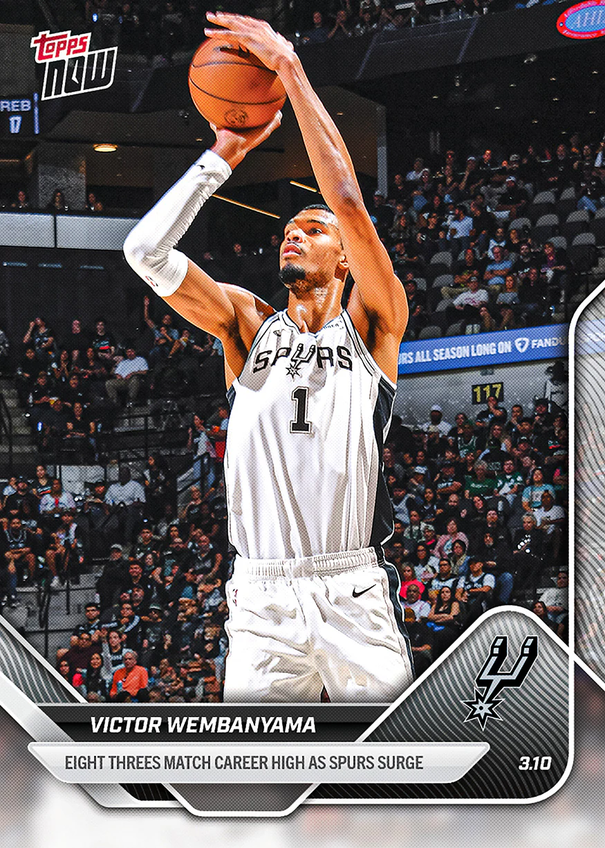 2025-26 NBA Topps NOW #203 Victor Wembanyama