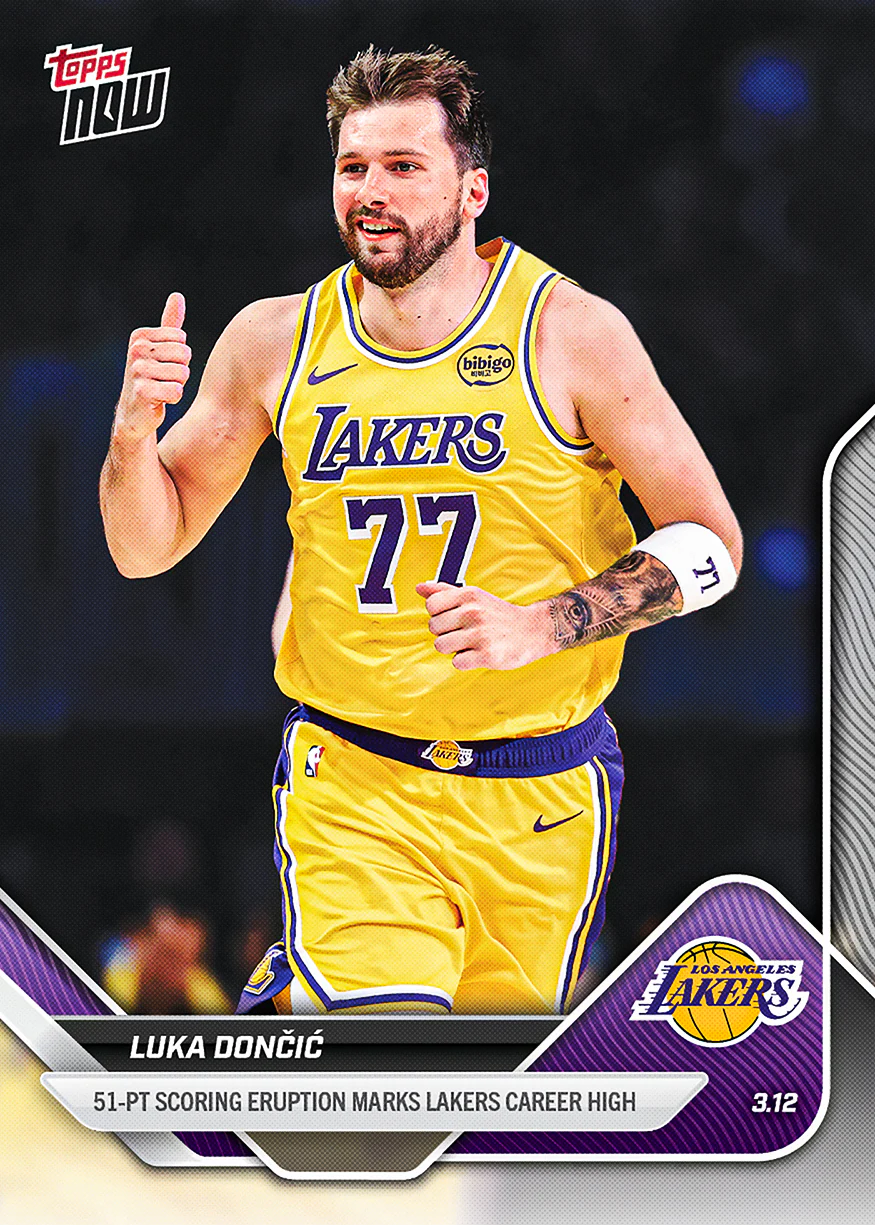 2025-26 NBA Topps NOW #204 Luka Dončić