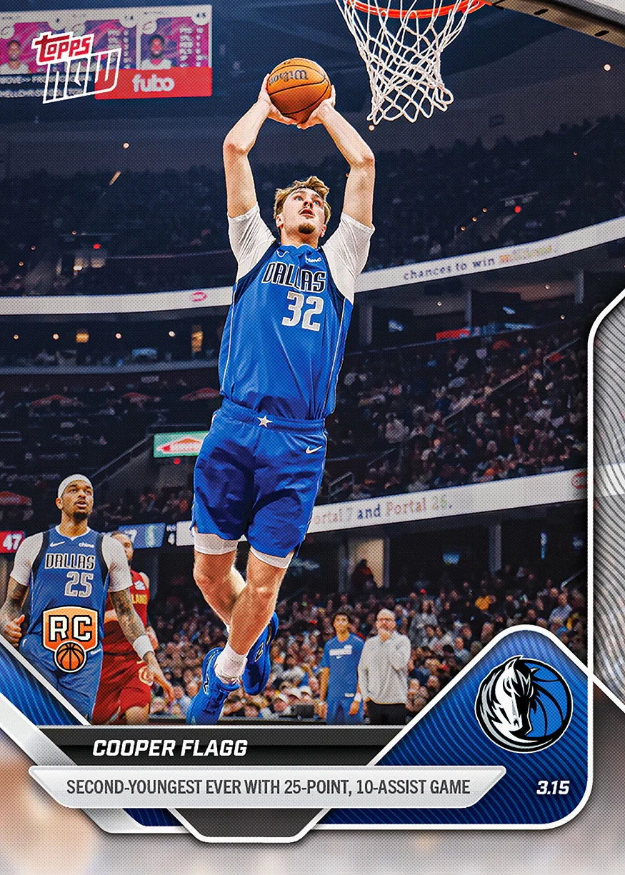 2025-26 NBA Topps NOW #207 Cooper Flagg