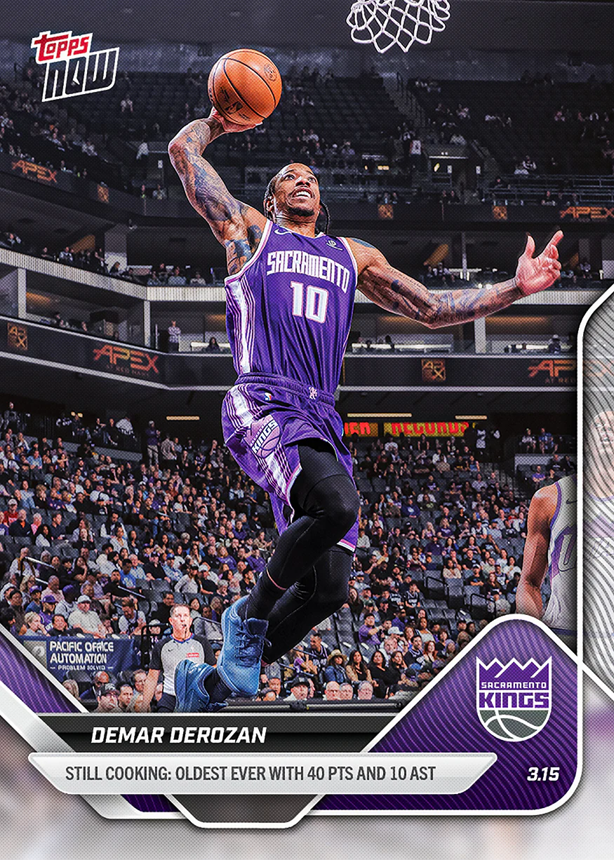 2025-26 NBA Topps NOW #208 DeMar DeRozan