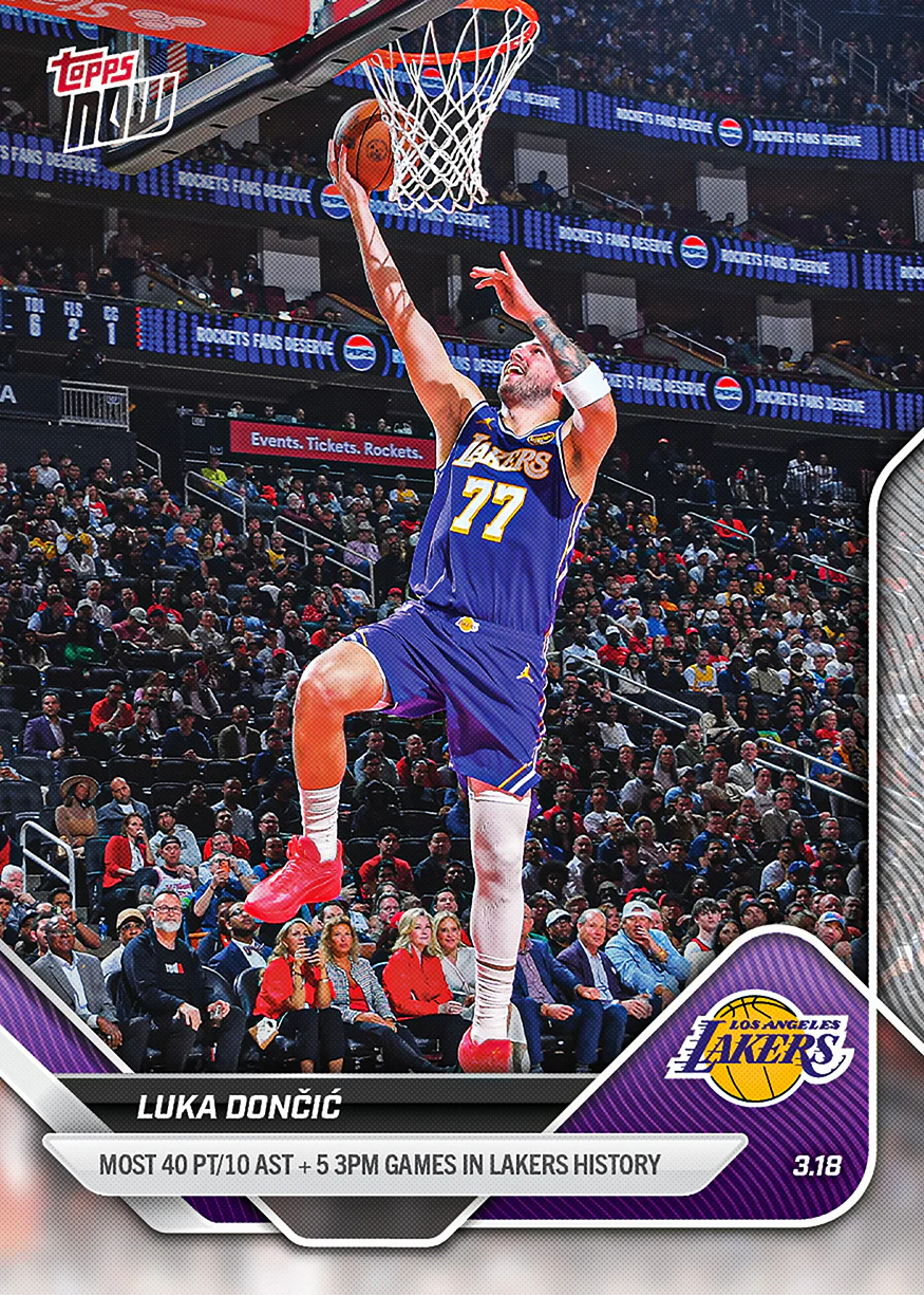 2025-26 NBA Topps NOW #213 Luka Dončić