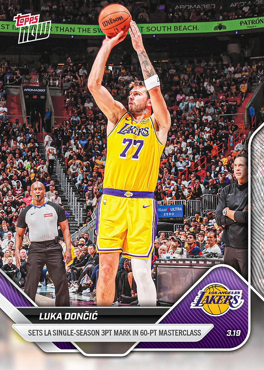 2025-26 NBA Topps NOW #216 Luka Dončić