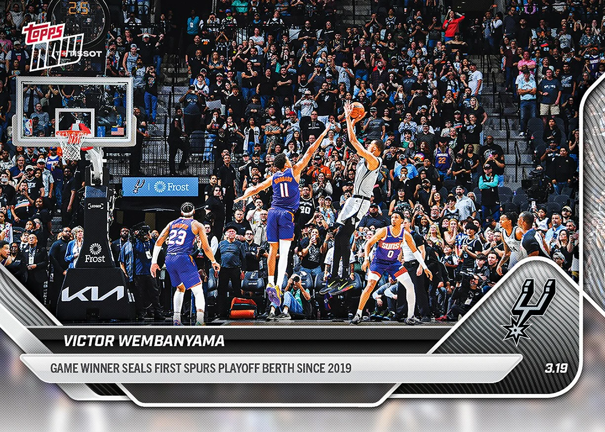 2025-26 NBA Topps NOW #219 Victor Wembanyama