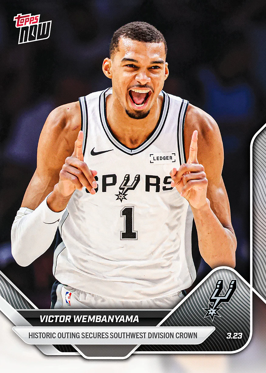 2025-26 NBA Topps NOW #223 Victor Wembanyama