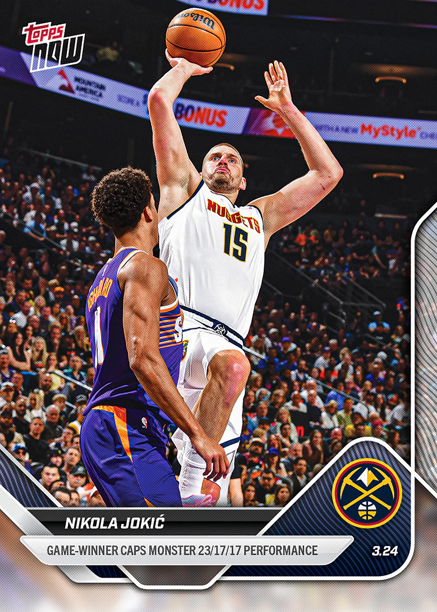 2025-26 NBA Topps NOW #225 Nikola Jokić