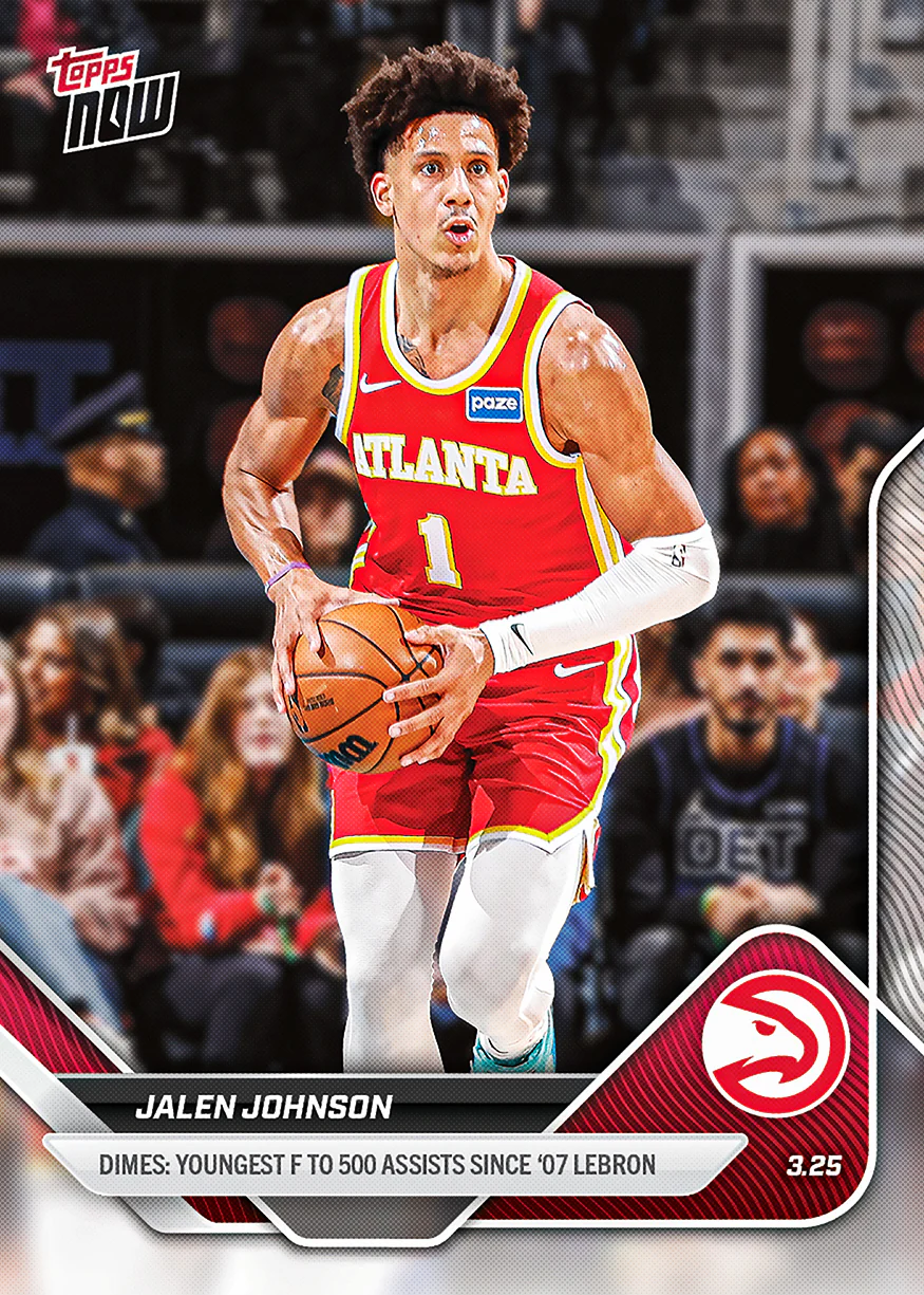 2025-26 NBA Topps NOW #226 Jalen Johnson