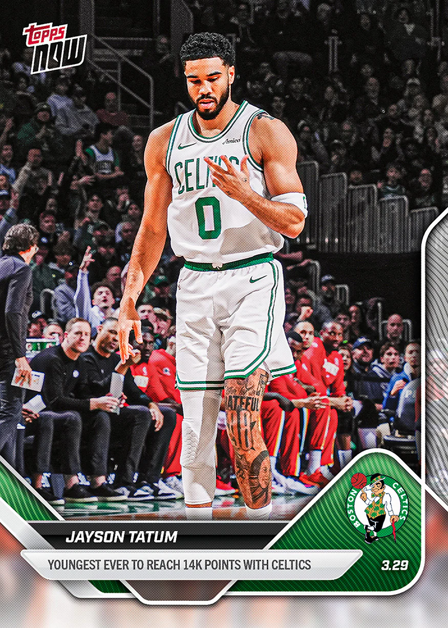 2025-26 NBA Topps NOW #230 Jayson Tatum