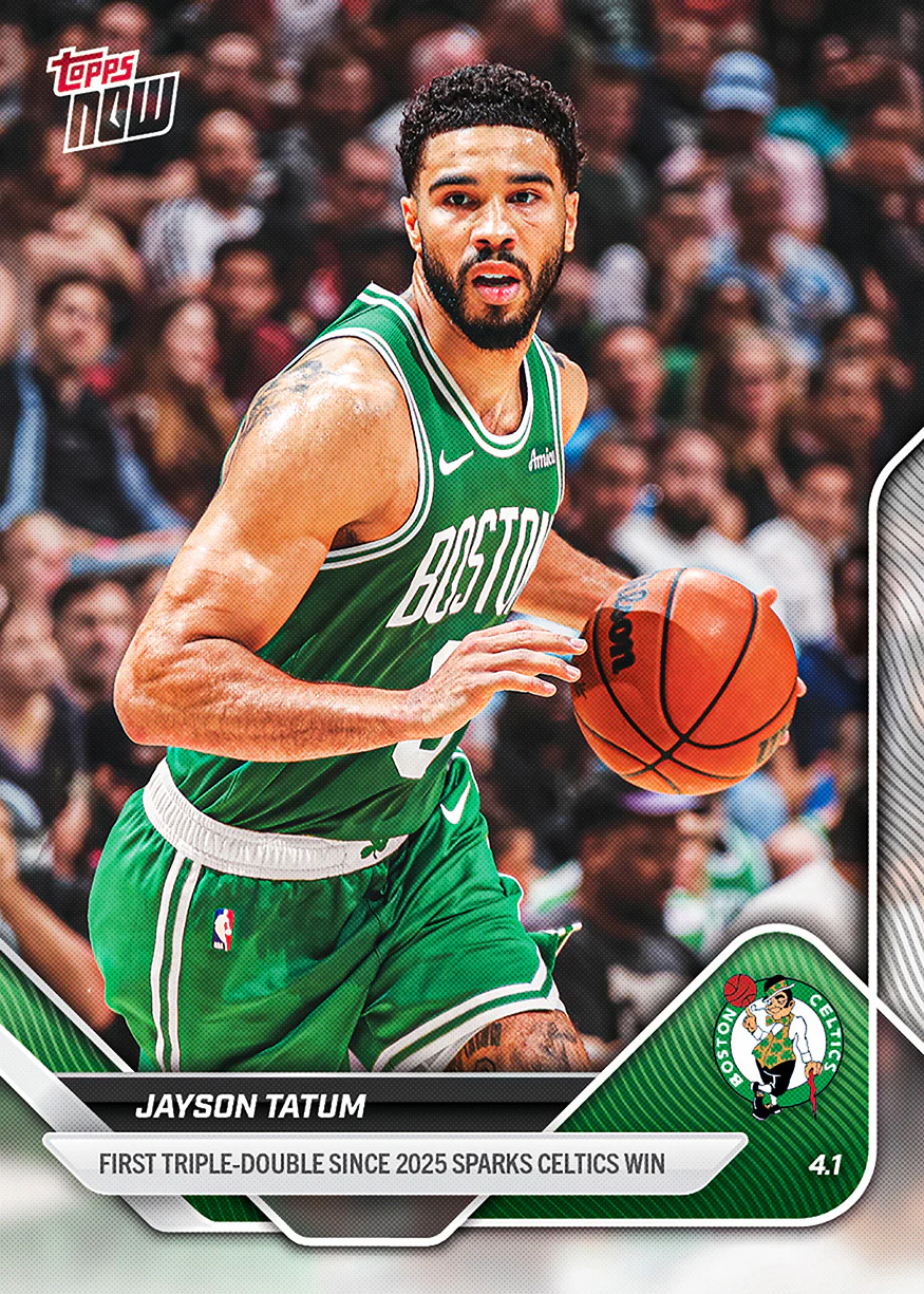 2025-26 NBA Topps NOW #236 Jayson Tatum
