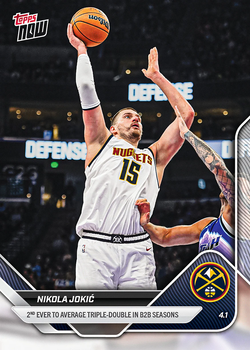 2025-26 NBA Topps NOW #237 Nikola Jokić