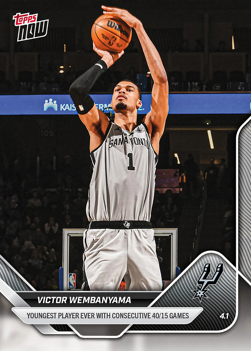 2025-26 NBA Topps NOW #238 Victor Wembanyama