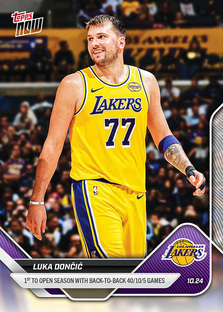 2025-26 NBA Topps NOW #24 Luka Doncic