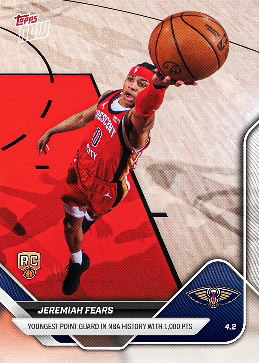2025-26 NBA Topps NOW #240 Jeremiah Fears