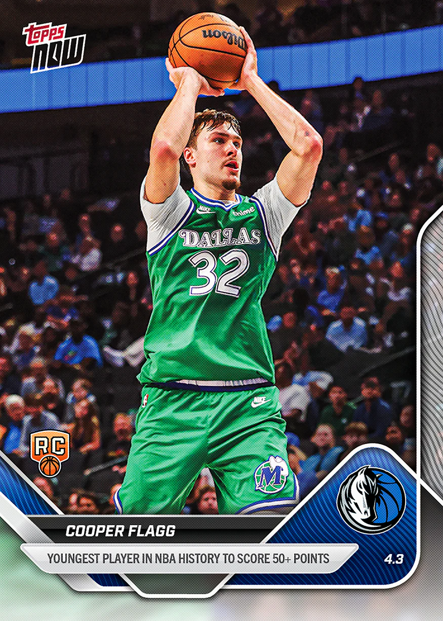 2025-26 NBA Topps NOW #241 Cooper Flagg