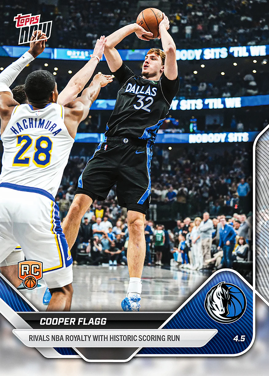 2025-26 NBA Topps NOW #242 Cooper Flagg