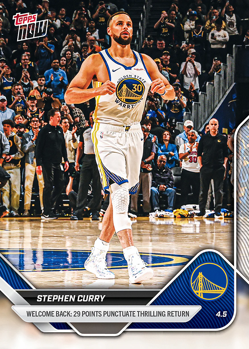 2025-26 NBA Topps NOW #243 Stephen Curry