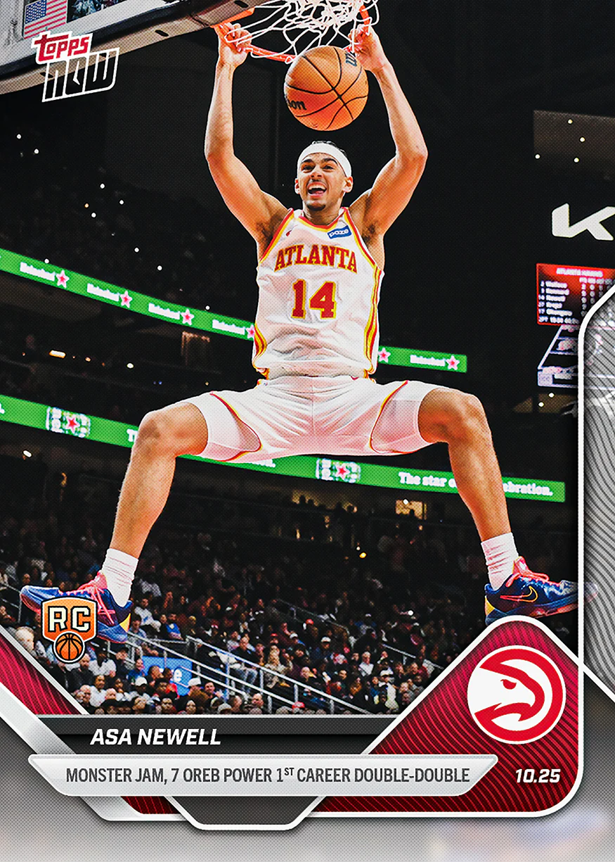 2025-26 NBA Topps NOW #25 Asa Newell