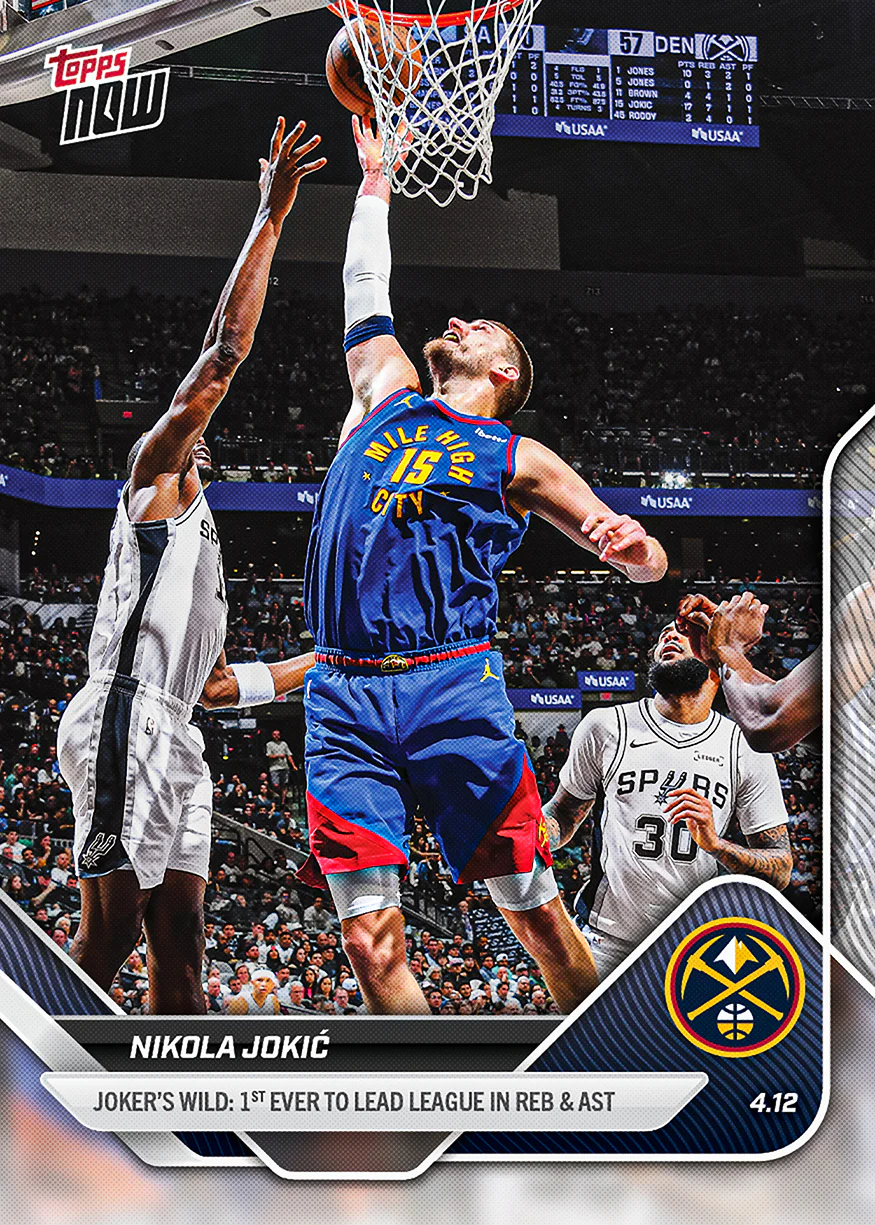 2025-26 NBA Topps NOW #255 Nikola Jokić