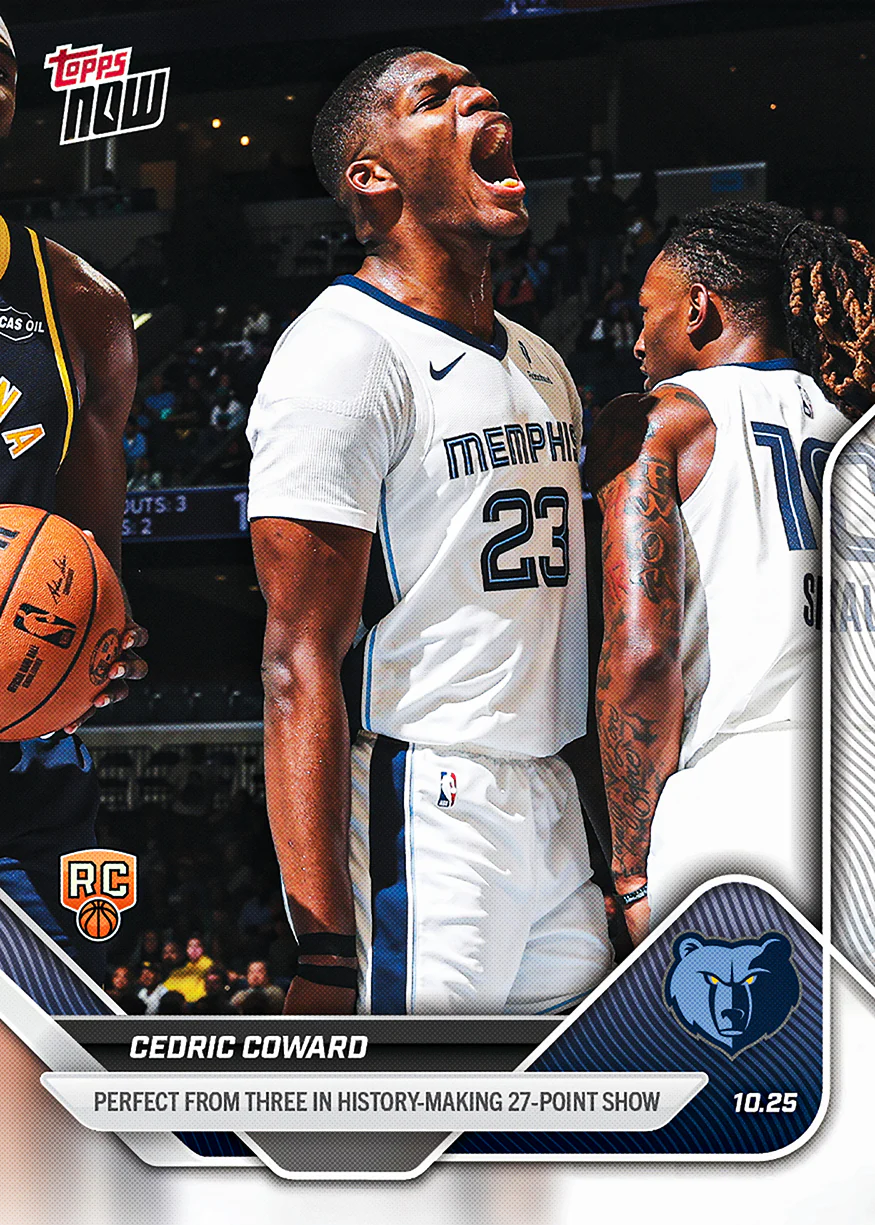 2025-26 NBA Topps NOW #26 Cedric Coward