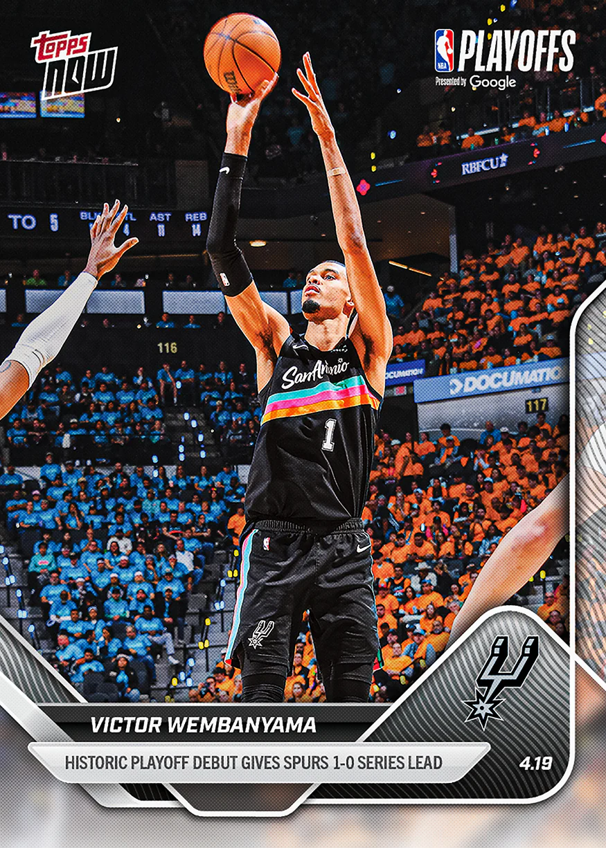 2025-26 NBA Topps NOW #265 Victor Wembanyama