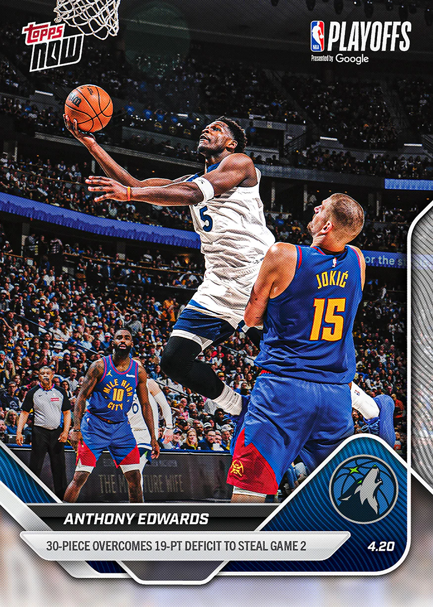 2025-26 NBA Topps NOW #266 Anthony Edwards