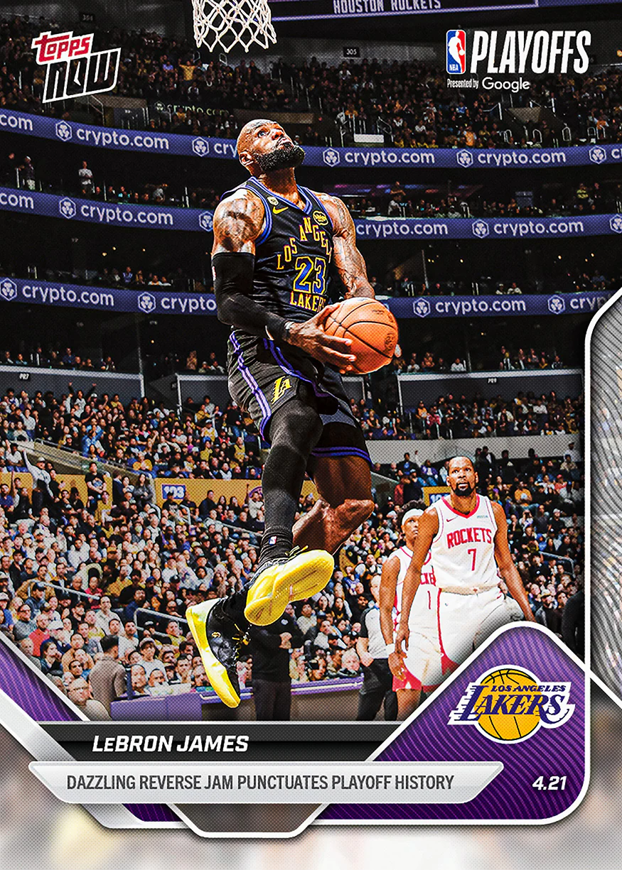2025-26 NBA Topps NOW #269 LeBron James