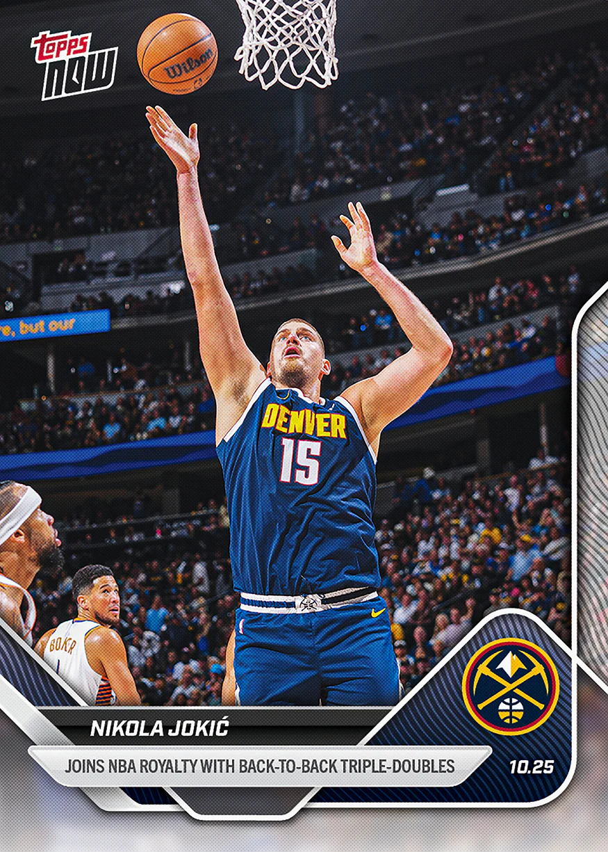 2025-26 NBA Topps NOW #27 Nikola Jokić
