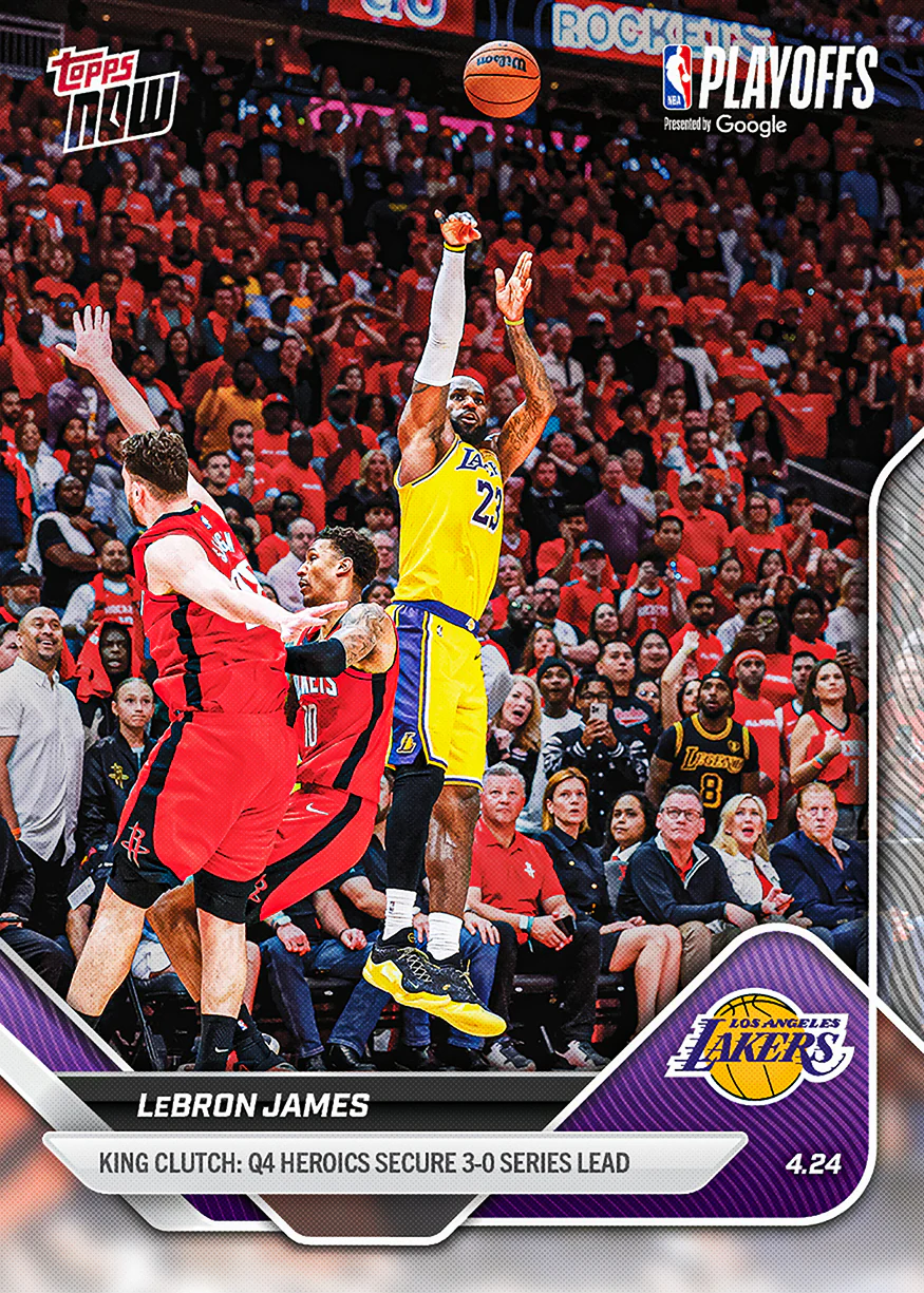 2025-26 NBA Topps NOW #275 LeBron James
