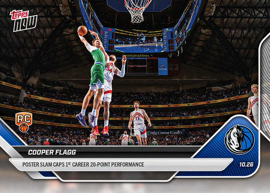 2025-26 NBA Topps NOW #28 Cooper Flagg