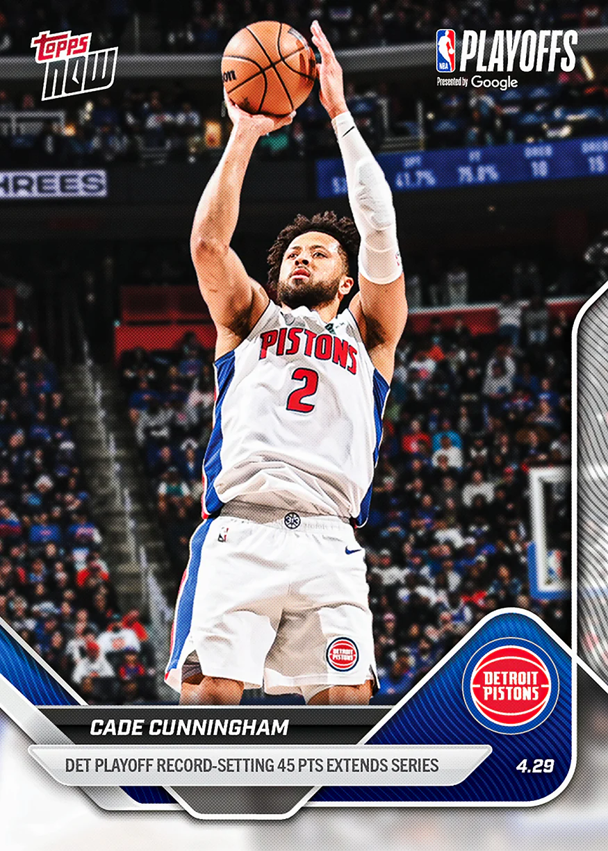 2025-26 NBA Topps NOW #284 Cade Cunningham