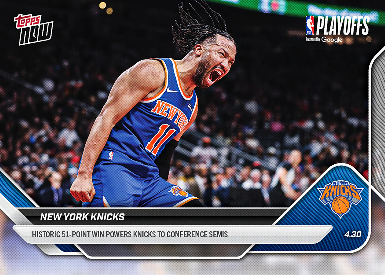 2025-26 NBA Topps NOW #285 New York Knicks