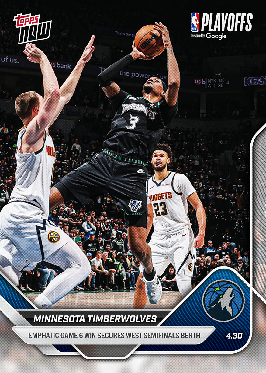 2025-26 NBA Topps NOW #286 Minnesota Timberwolves