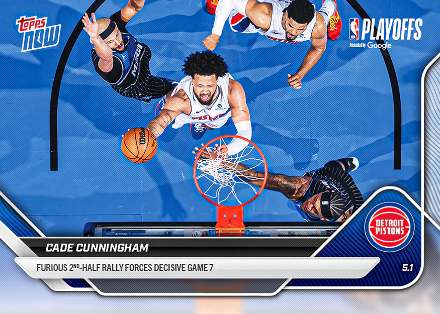 2025-26 NBA Topps NOW #287 Cade Cunningham