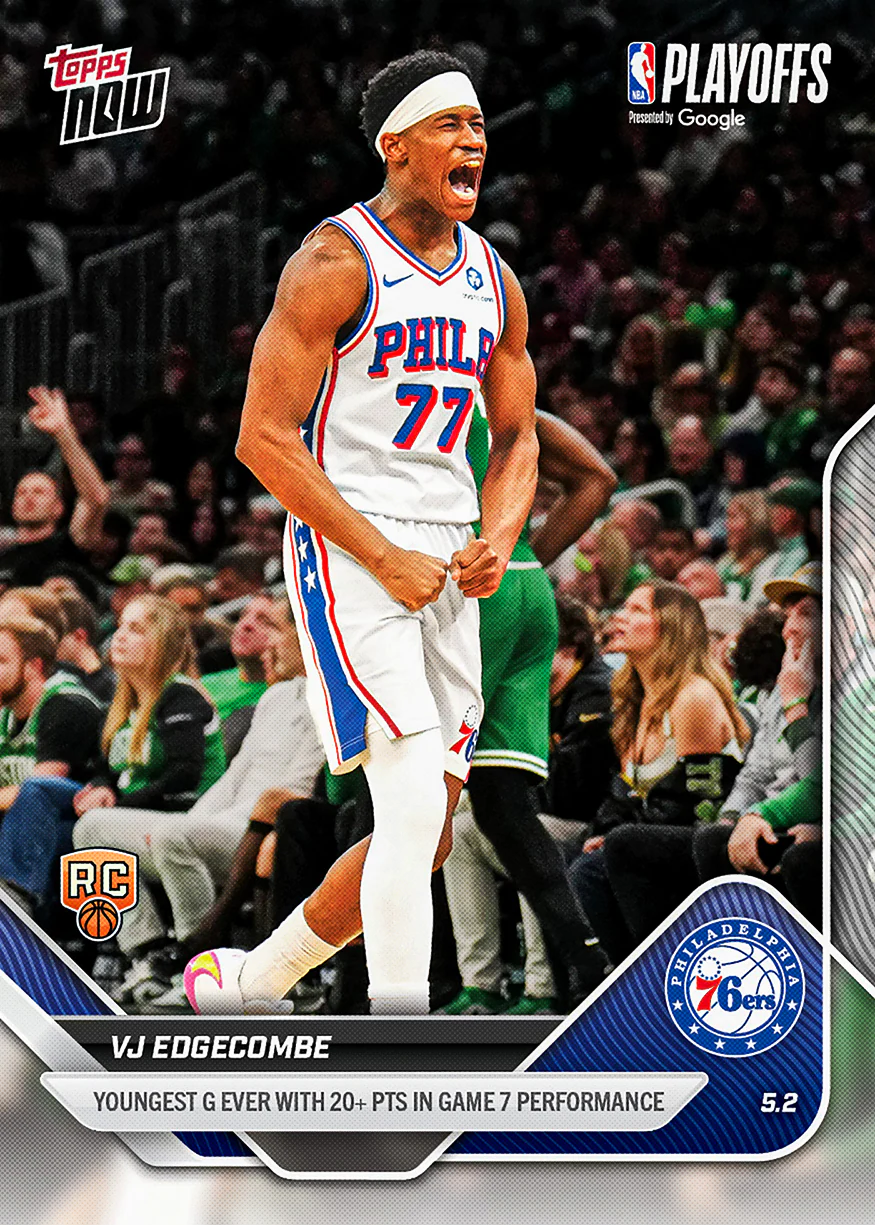 2025-26 NBA Topps NOW #289 VJ Edgecombe