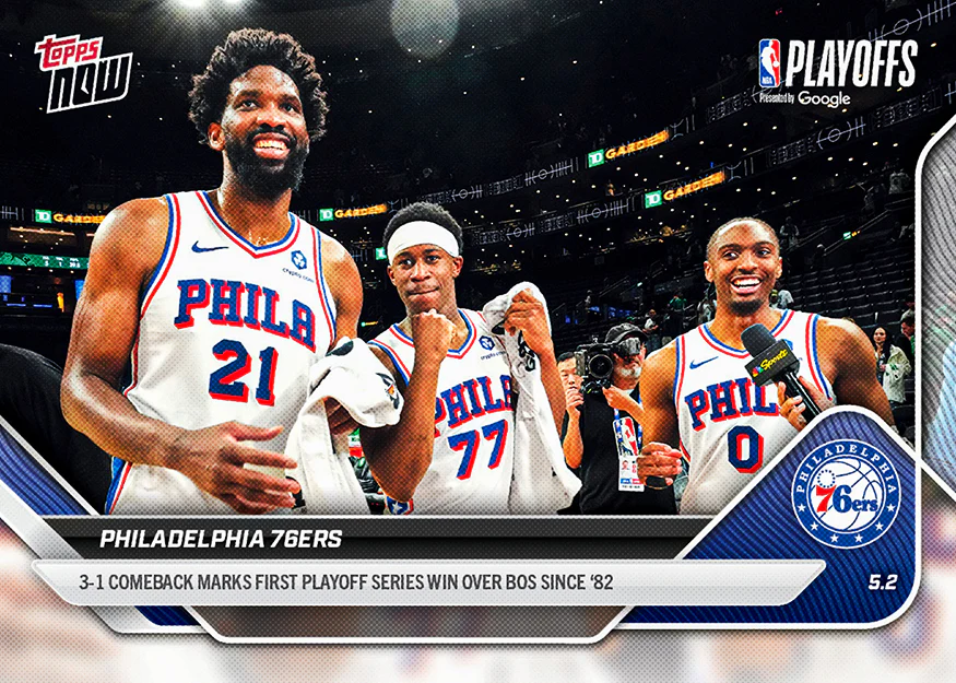 2025-26 NBA Topps NOW #290 Philadelphia 76ers