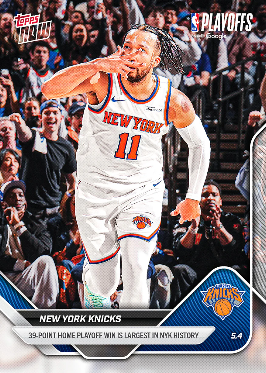 2025-26 NBA Topps NOW #293 New York Knicks