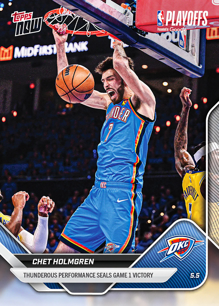 2025-26 NBA Topps NOW #296 Chet Holmgren