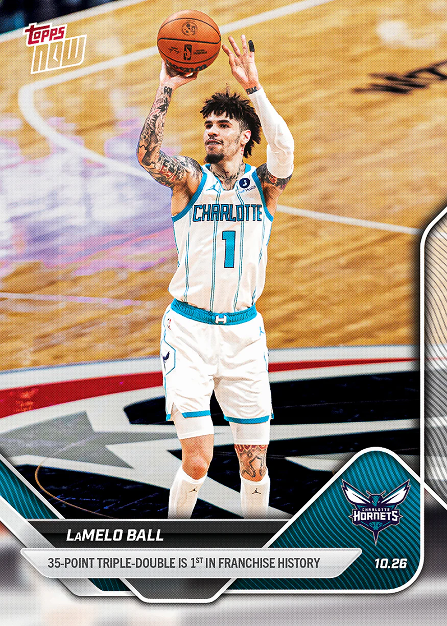 2025-26 NBA Topps NOW #30 LaMelo Ball
