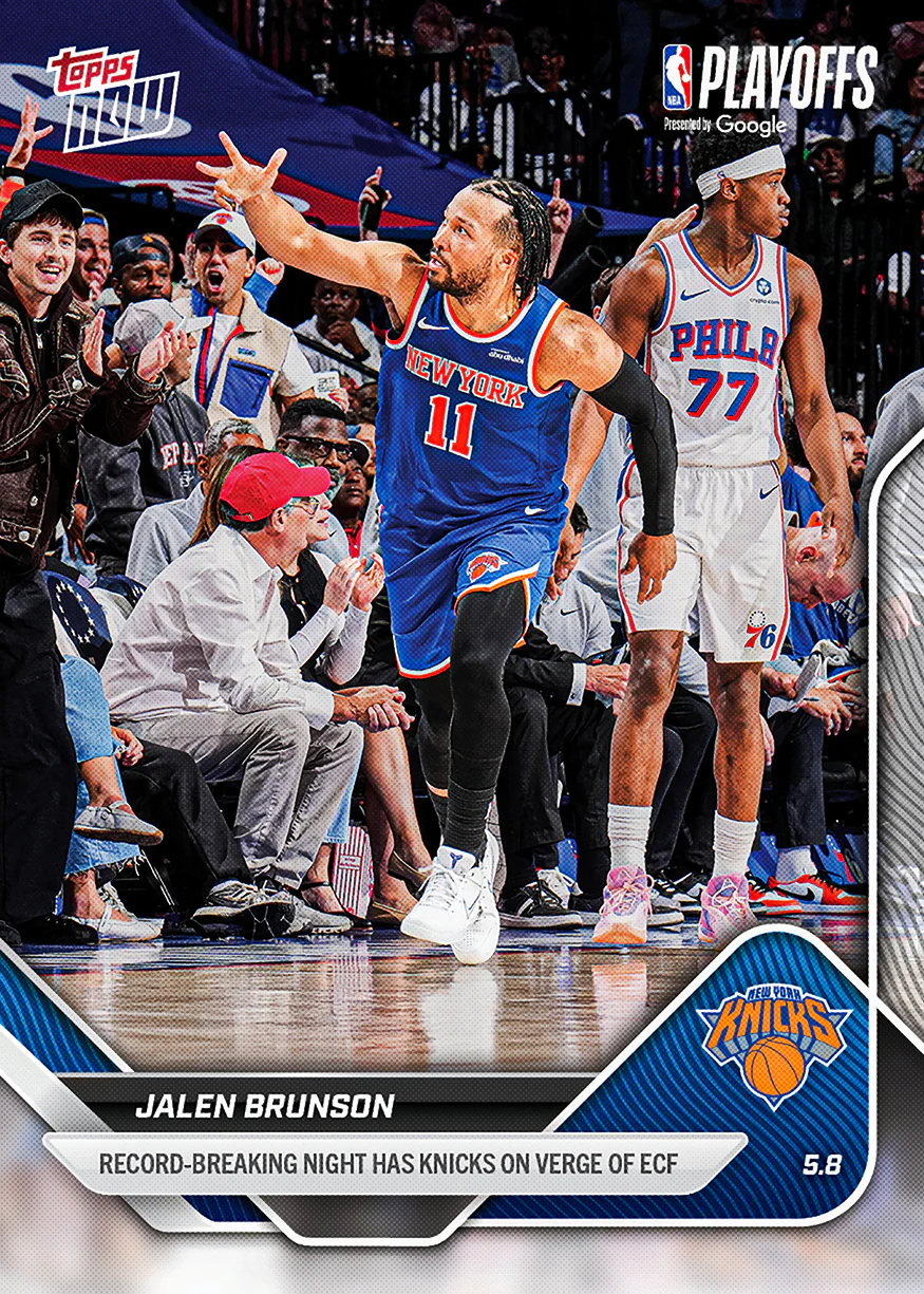 2025-26 NBA Topps NOW #301 Jalen Brunson