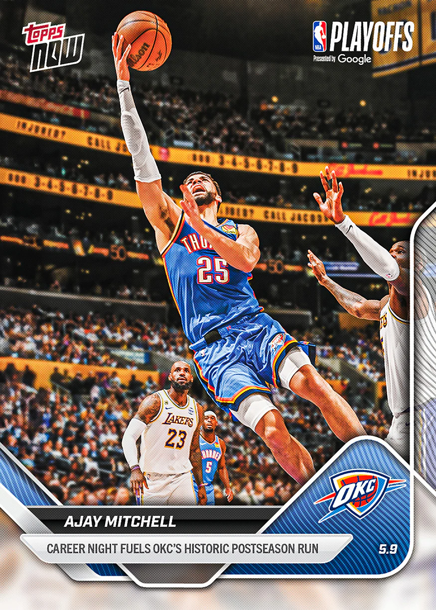 2025-26 NBA Topps NOW #303 Ajay Mitchell