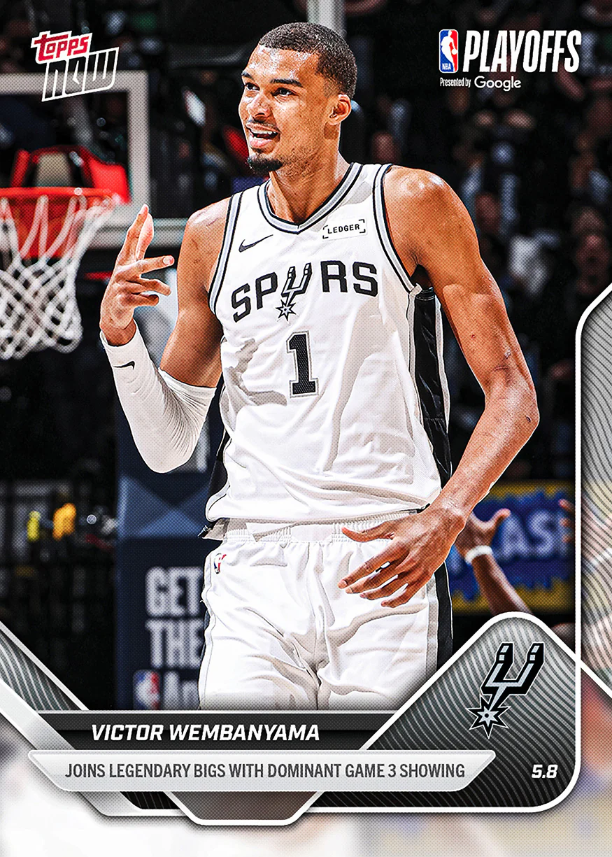 2025-26 NBA Topps NOW #304 Victor Wembanyama