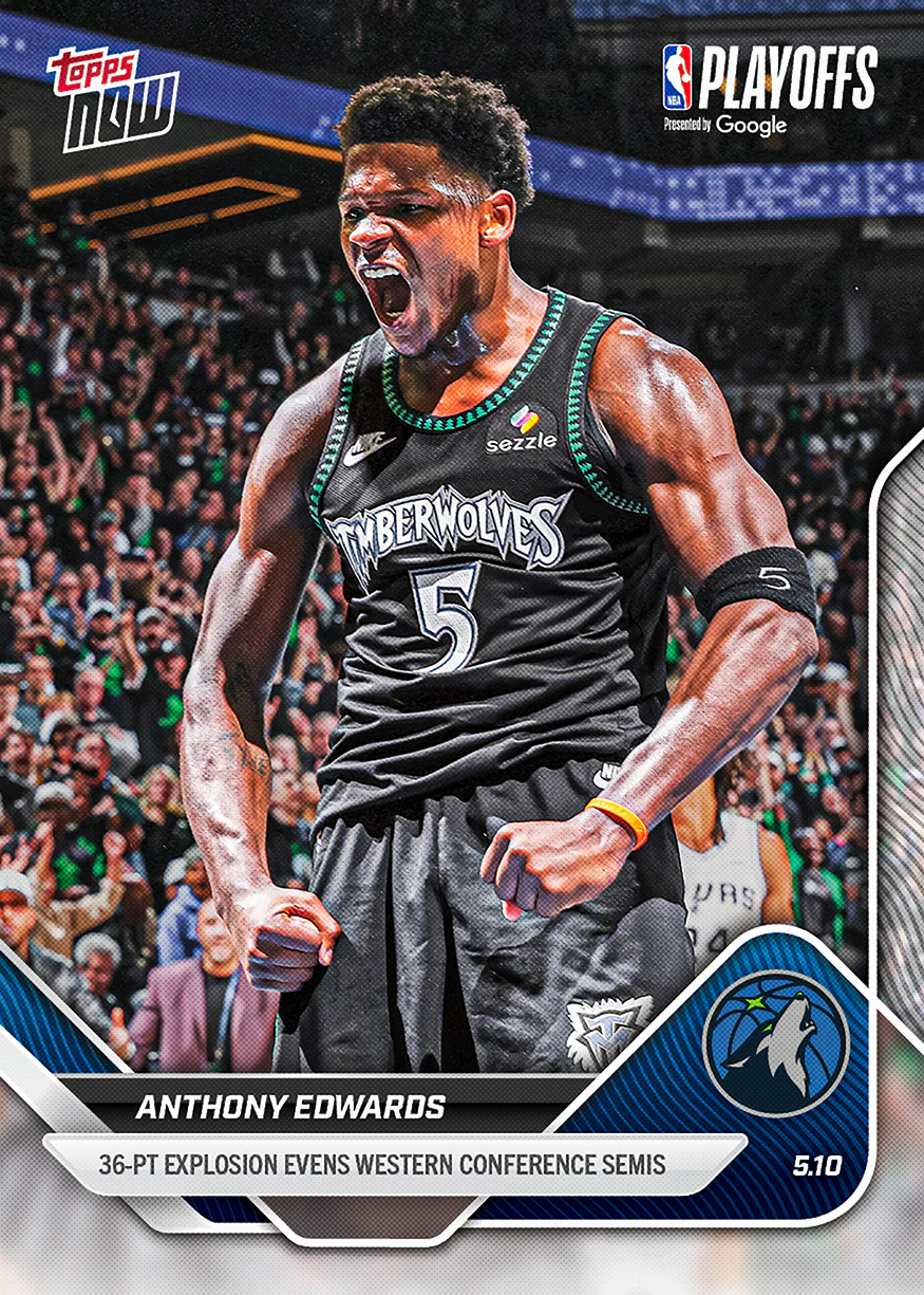 2025-26 NBA Topps NOW #306 Anthony Edwards