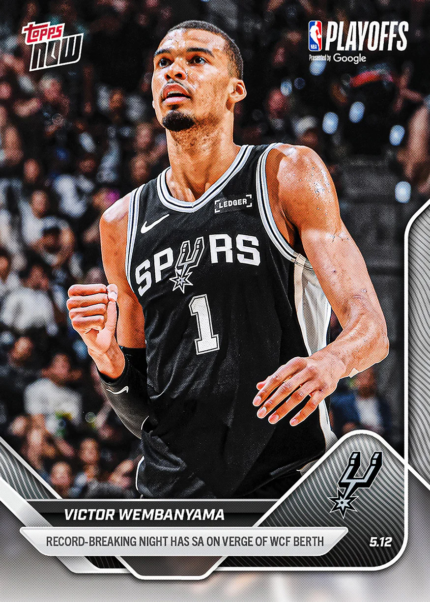 2025-26 NBA Topps NOW #310 Victor Wembanyama