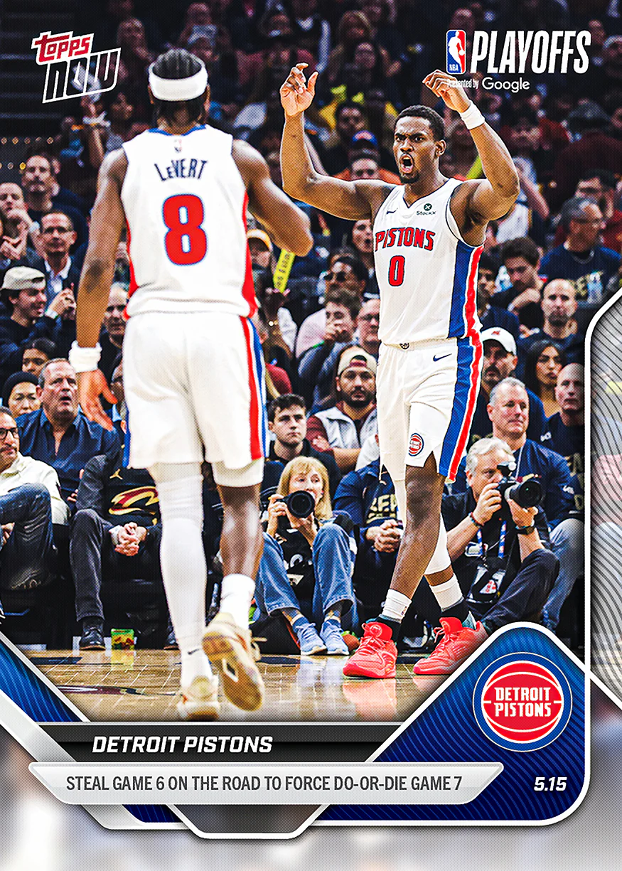 2025-26 NBA Topps NOW #311 Detroit Pistons