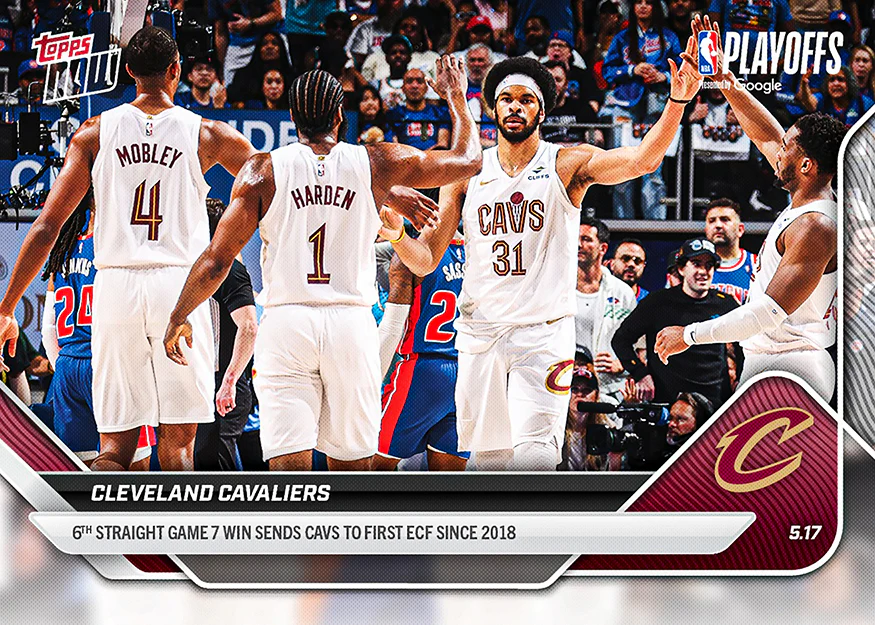 2025-26 NBA Topps NOW #313 Cleveland Cavaliers