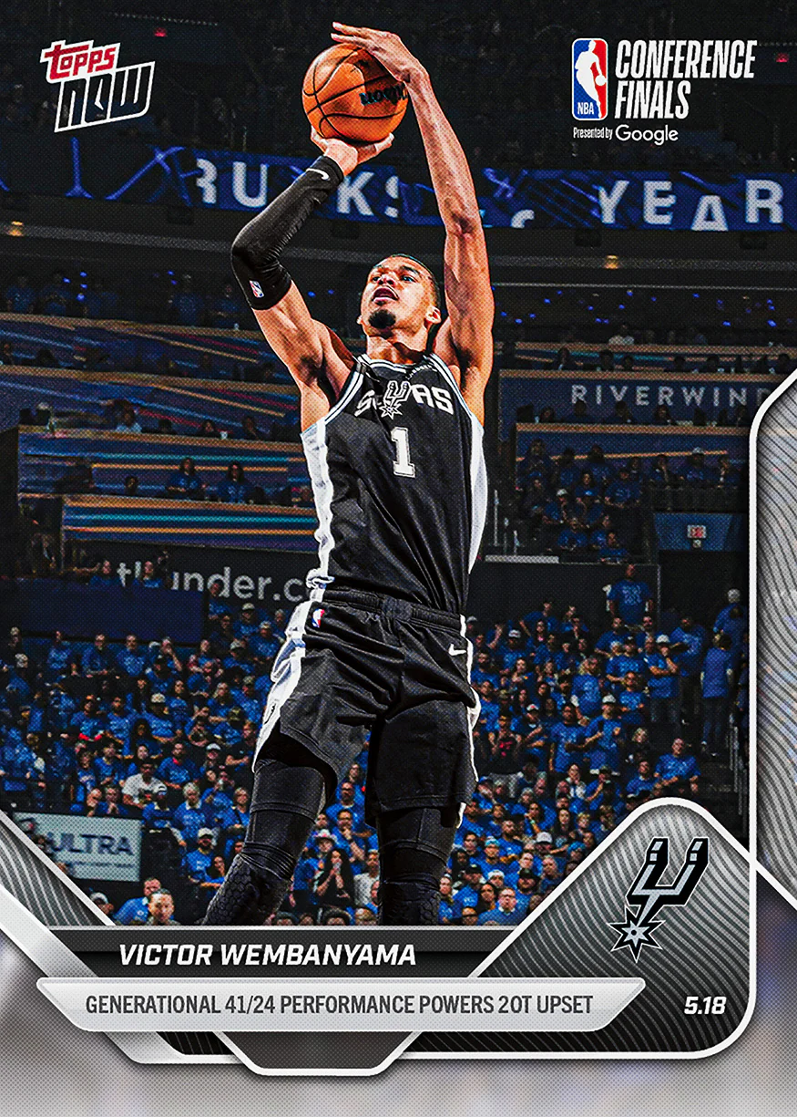 2025-26 NBA Topps NOW #315 Victor Wembanyama