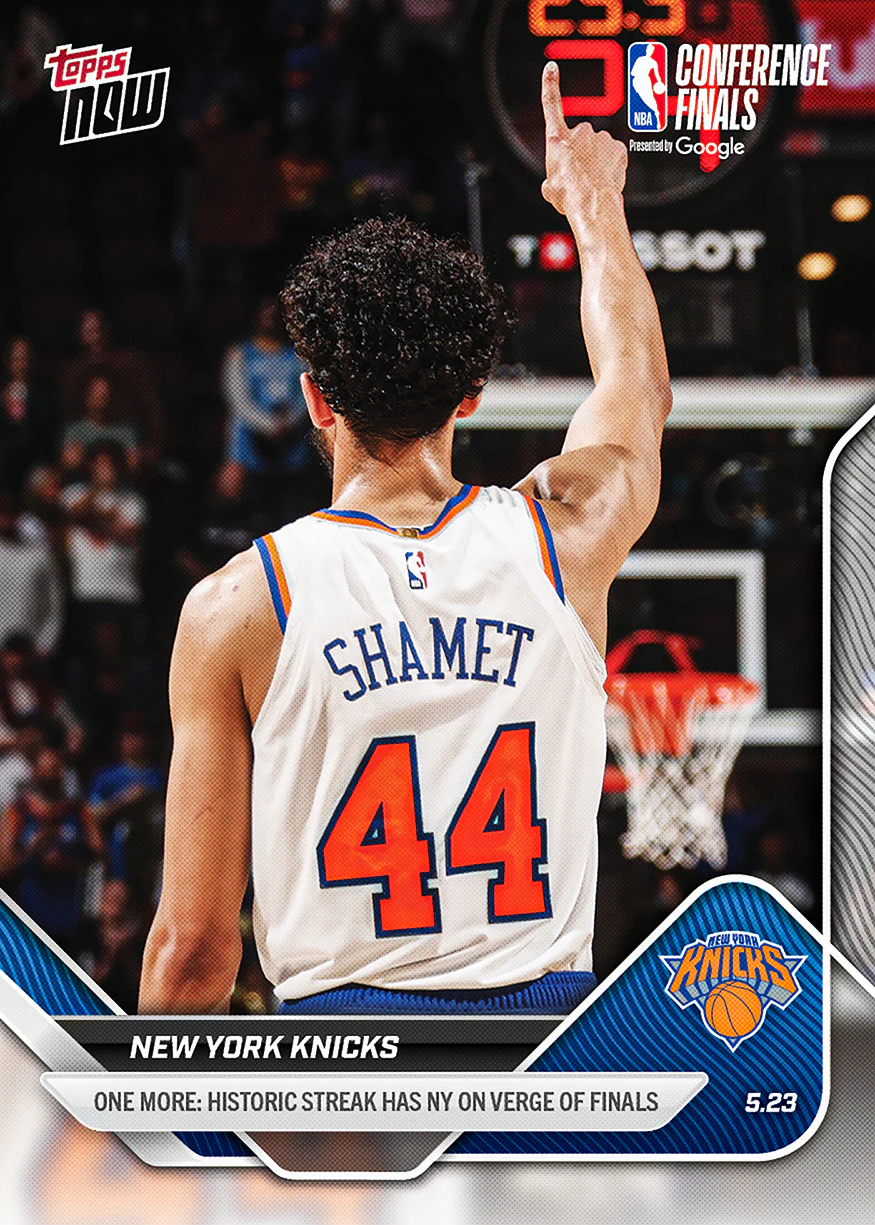 2025-26 NBA Topps NOW #319 New York Knicks