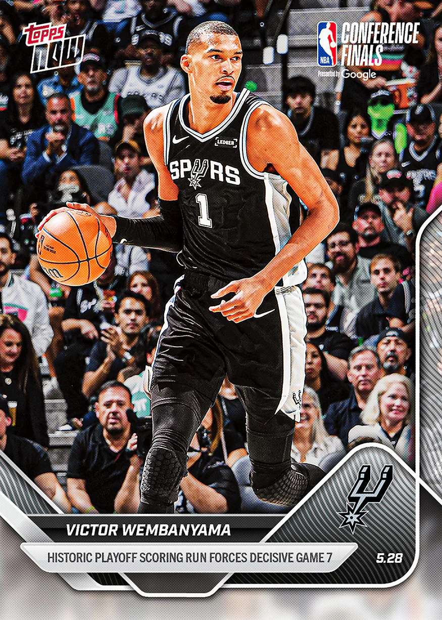 2025-26 NBA Topps NOW #323 Victor Wembanyama