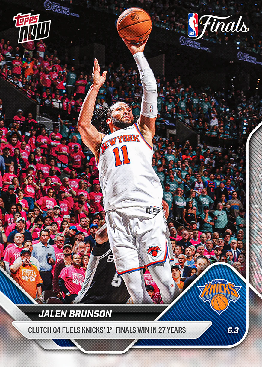 2025-26 NBA Topps NOW #326 Jalen Brunson
