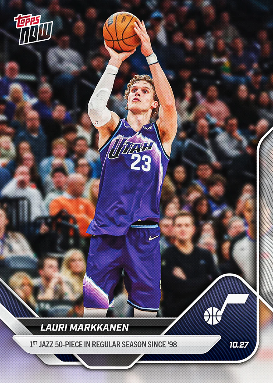 2025-26 NBA Topps NOW #33 Lauri Markkanen