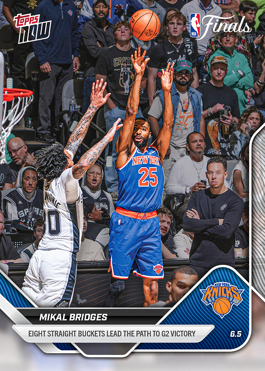 2025-26 NBA Topps NOW #331 Mikal Bridges